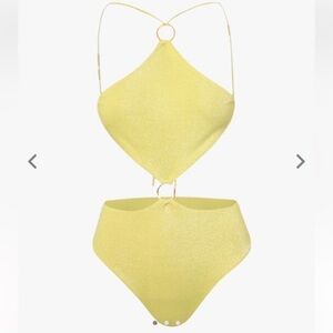 Baobab Collection Yellow One Piece Swimsuit